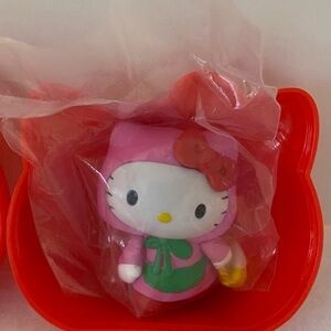 Sanrio Hello Kitty Pink Hooded SnowWhite -In sealed bag.